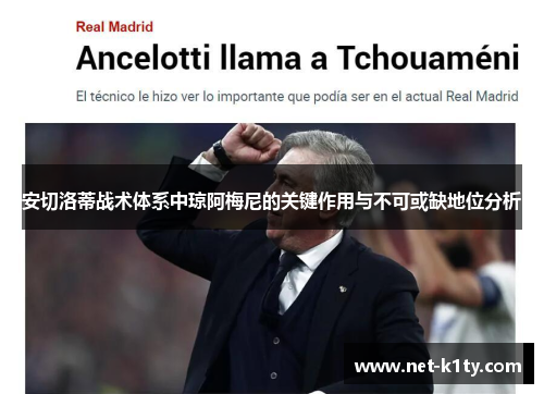 安切洛蒂战术体系中琼阿梅尼的关键作用与不可或缺地位分析